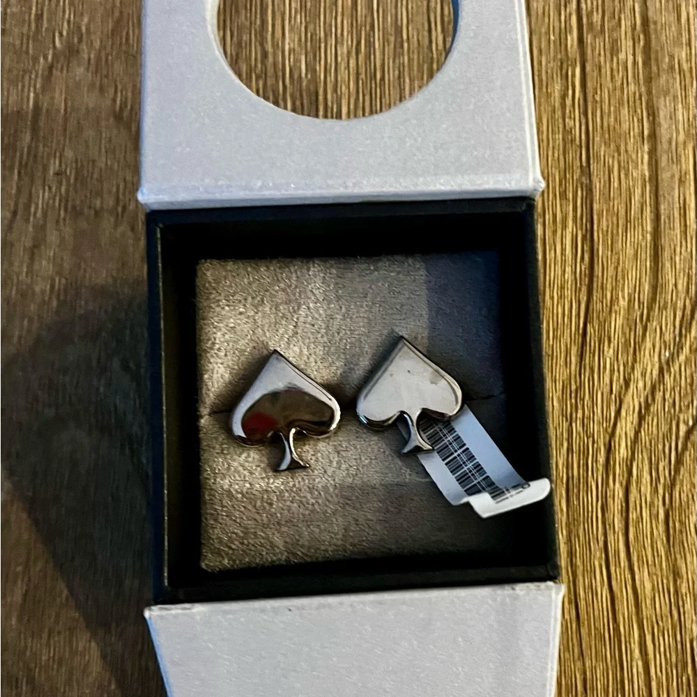 Ravi Ratan Sterling Silver Spade Cufflinks – New With Tag in Box